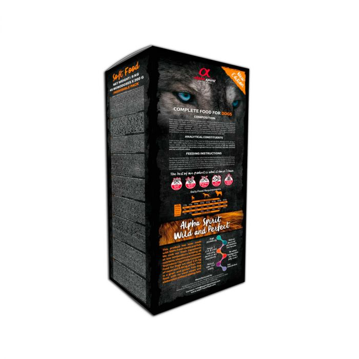 Alpha Spirit Alimento semi-húmedo Multiprotein 9 kg monodosis 200 g
