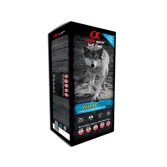 Alpha Spirit Alimento semi-húmedo Wild Fish 9 kg monodosis 200 g
