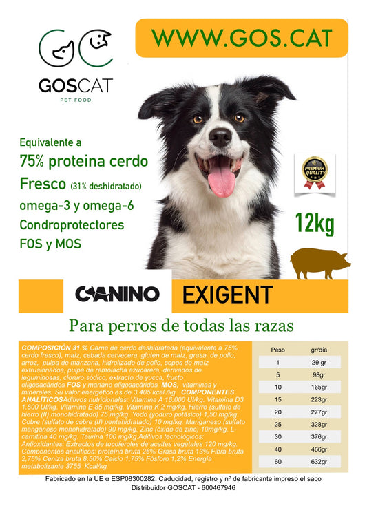 Goscat Canino exigent 12k