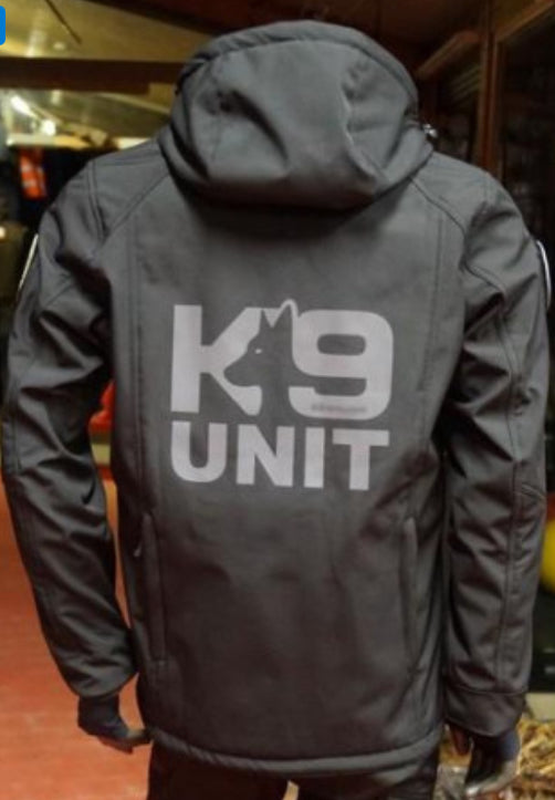 SOFTSHELL K9 UNIT Jacket | Chaqueta de entreno Unidad Canina resistente al viento y agua