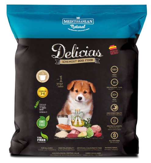 Delicias Sabor Pollo y Pescado para Cachorros